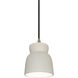 Radiance Collection 1 Light 7.5 inch Bisque Pendant Ceiling Light
