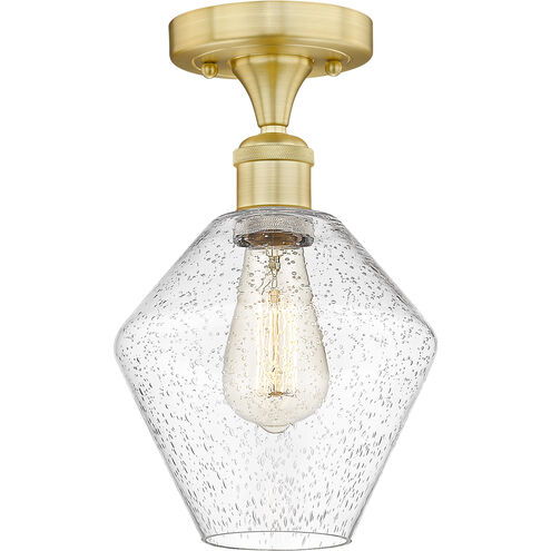 Cindyrella 1 Light 8 inch Satin Gold Semi-Flush Mount Ceiling Light