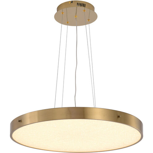 Canada LED 24 inch Brass LED Chandelier Ceiling Light
