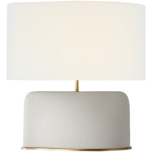 Kelly Wearstler Amantani 23 inch 15.00 watt Porous White Sculpted Form Table Lamp Portable Light, Medium