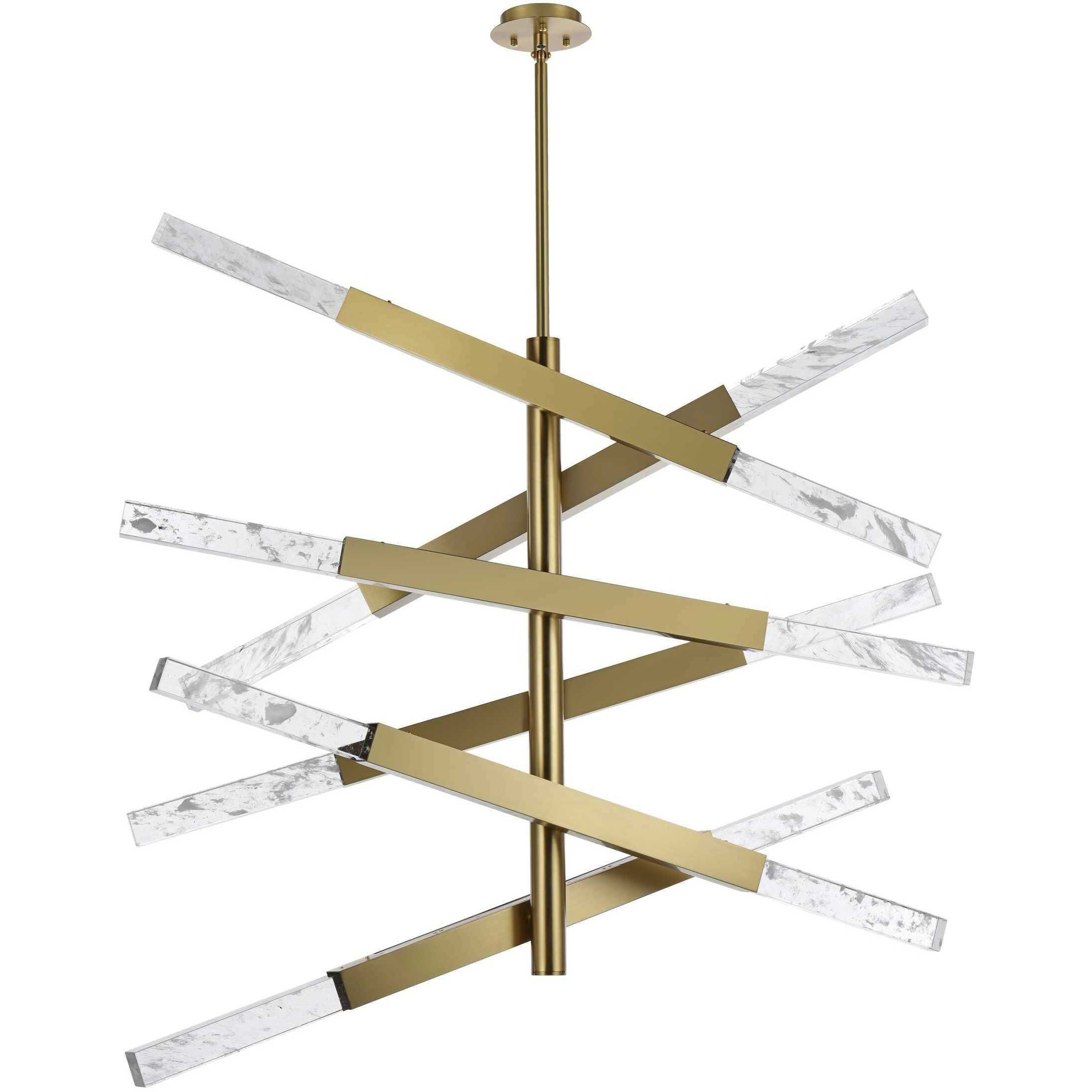 Ari 12 Light 17.5 inch Satin Gold Pendant Ceiling Light