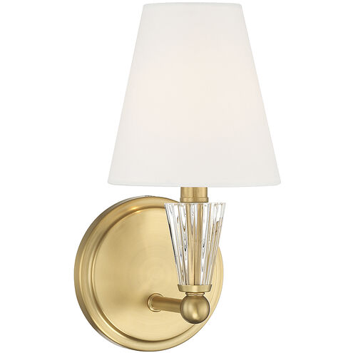 Stella 1 Light 5.5 inch Natural Brass Wall Sconce Wall Light