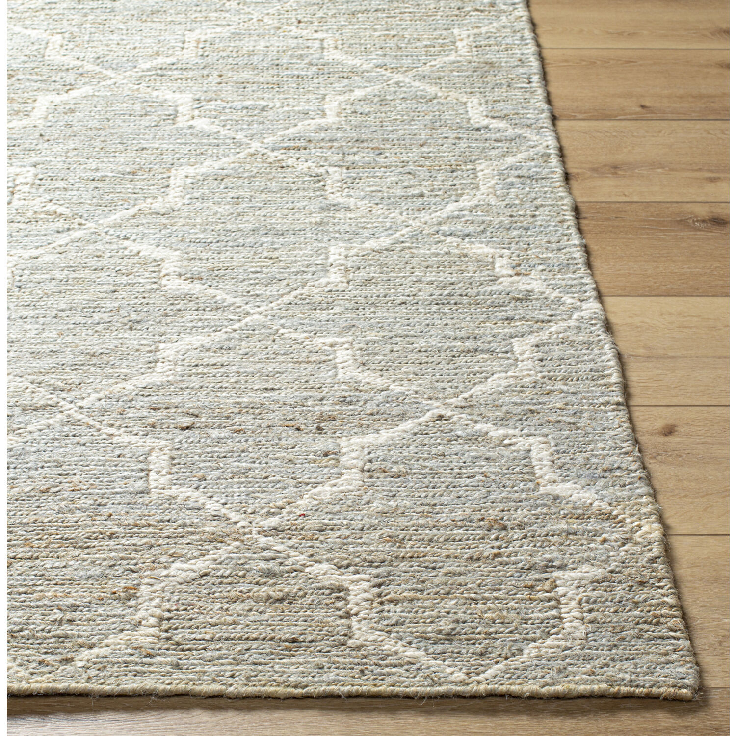 Riah 108 X 72 inch Medium Gray Rug in 6 X 9, Rectangle