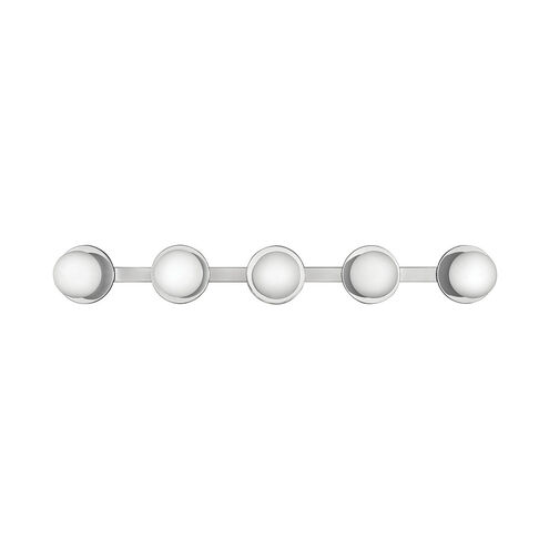 Marquee 5 Light 47 inch Chrome Bath Light Wall Light in G9