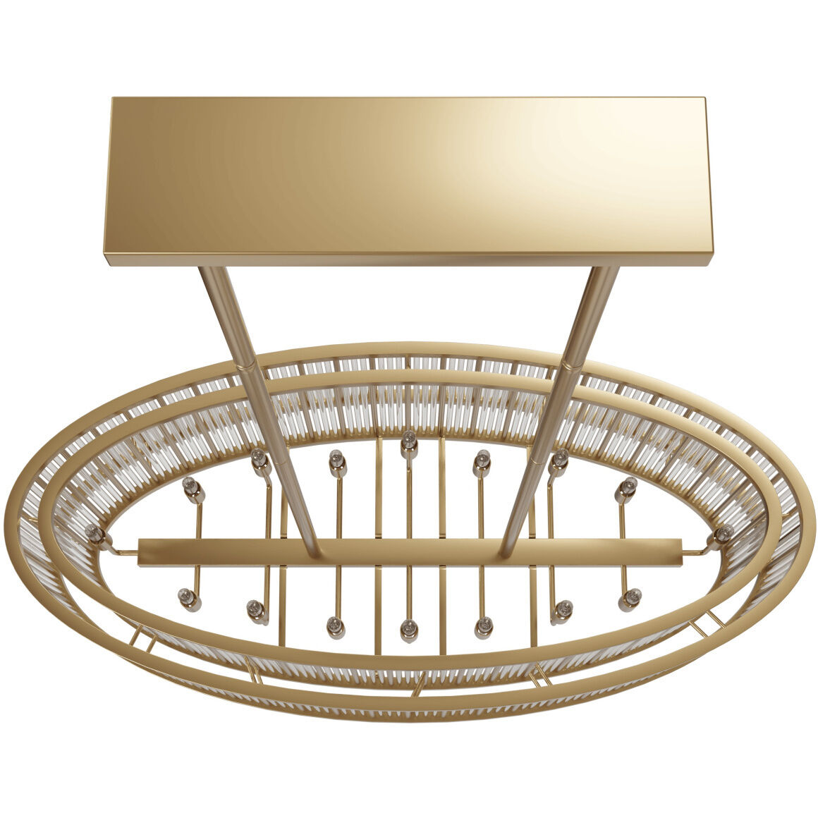 Waldorf 16 Light 24 inch Aged Brass Chandelier Ceiling Light