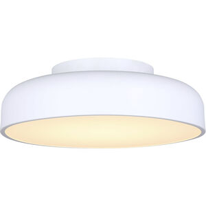 Zaria LED 13.88 inch White Flush Mount Ceiling Light