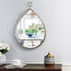 Haile 24 X 16 inch Antique Gold and Clear Wall Mirror