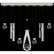 Aria 14 Light 60 inch Silver Pendant Ceiling Light