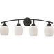 Casual Mission 4 Light 28 inch Oil Rubbed Bronze Vanity Light Wall Light