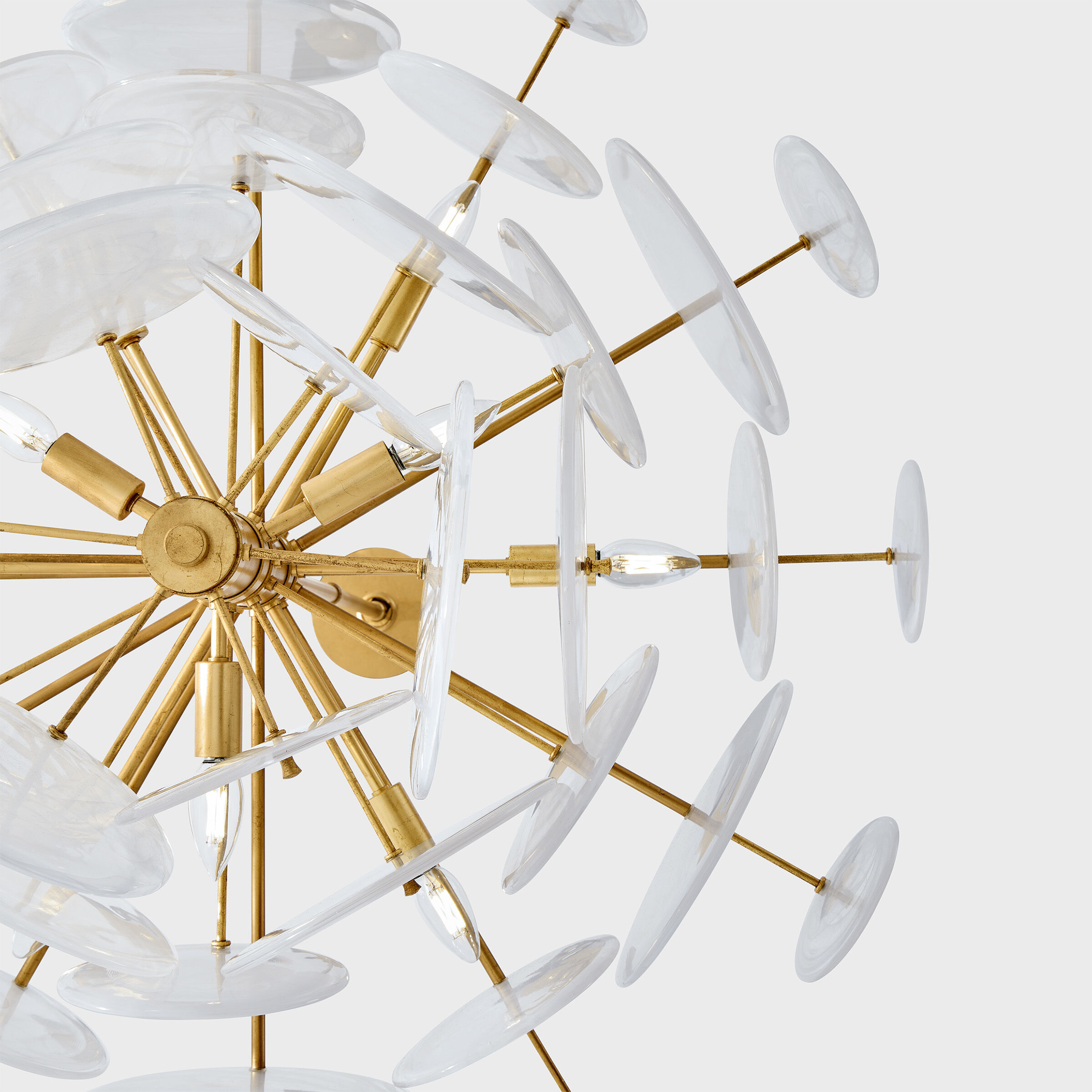 AERIN Loire 9 Light 37.25 inch Gild Chandelier Ceiling Light, Large