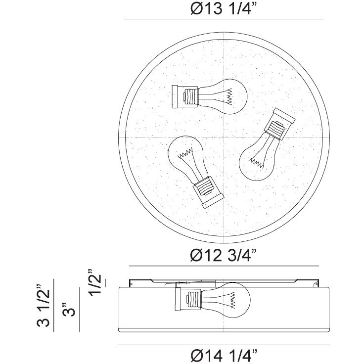 Echo LED 16 inch Matte Black Flush Mount Ceiling Light