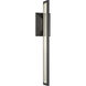 Aelin LED 24 inch Matte Black Outdoor Wall Sconce