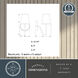 Briar LED 5 inch Muted Brass Wall Light