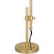 Elliott 17.5 inch 5.00 watt Modern Brass Table Lamp Portable Light