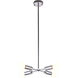 Canada 4 Light 16 inch Chrome Chandelier Ceiling Light