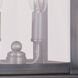 Princeton 2 Light 16.75 inch Vintage Pewter with Polished Chrome Stainless Steel Reflector Medium Outdoor Post Top Lantern