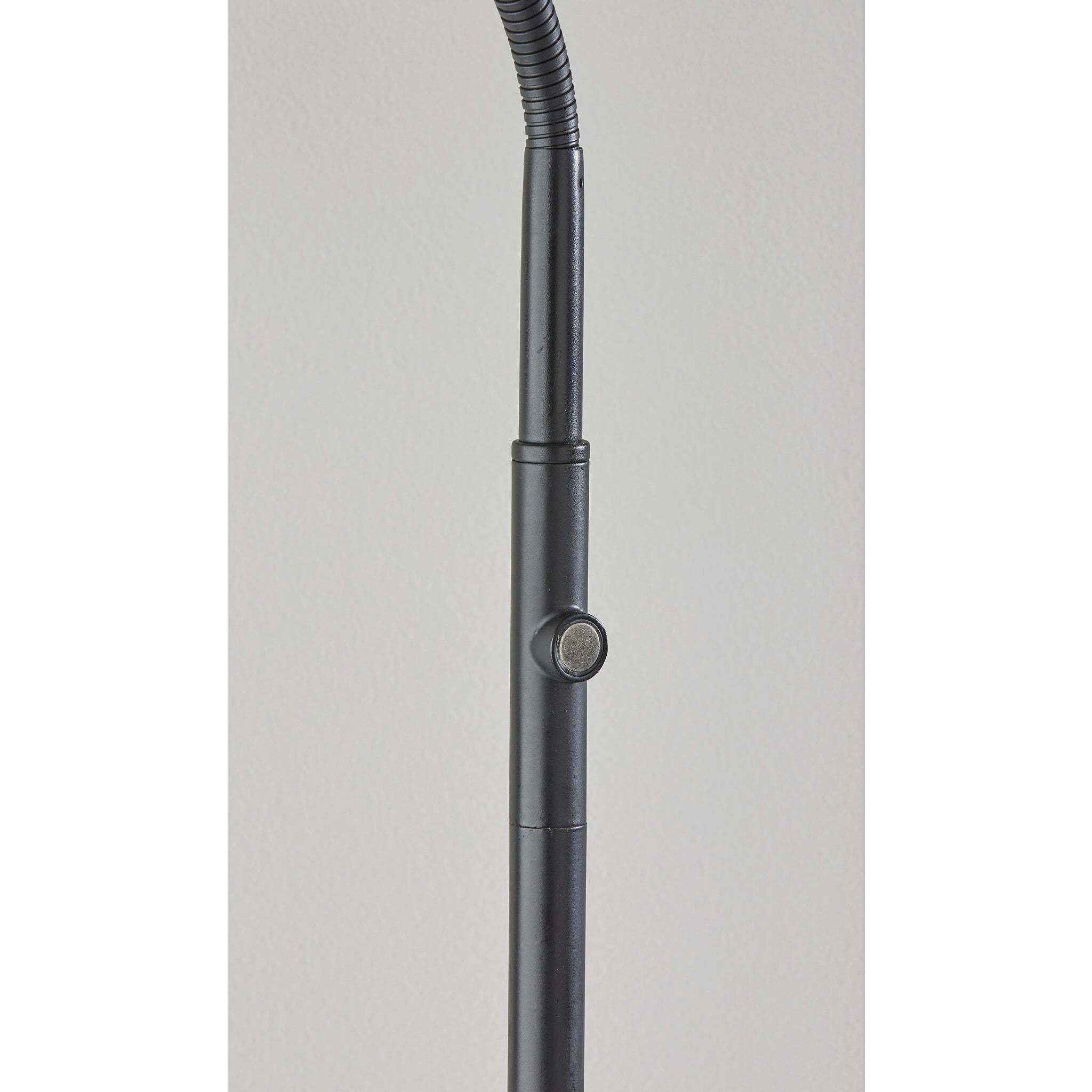 Rutherford 59 inch 5.00 watt Black Floor Lamp Portable Light