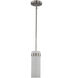 Crosby 1 Light 4 inch Brushed Nickel Cylinder Mini Pendant Ceiling Light