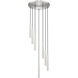 Forest LED 18 inch Brushed Nickel Chandelier Ceiling Light