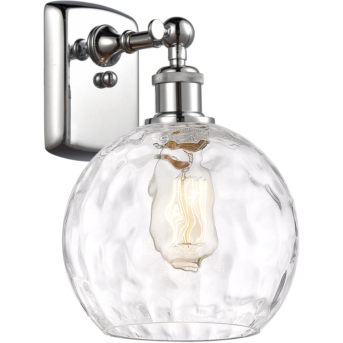 Ballston Athens Water Glass LED 8 inch Polished Chrome Sconce Wall Light
