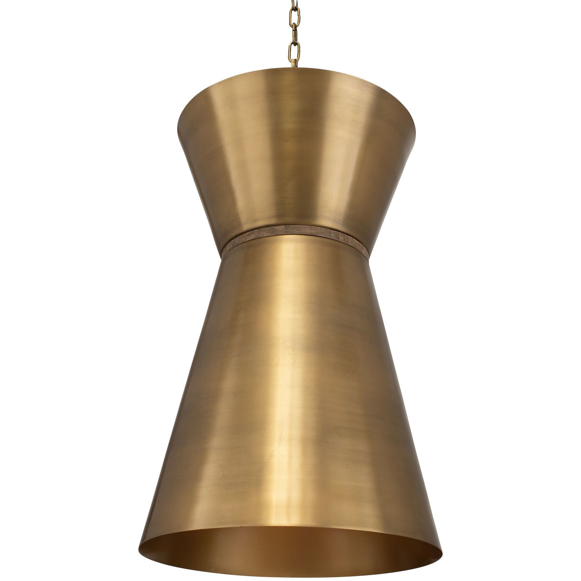 Crocker 1 Light 14.5 inch Antique Brass and Natural Woven Mini Pendant Ceiling Light
