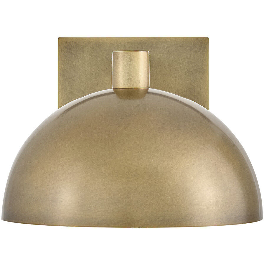 Vargas 14 inch 5.00 watt Heritage Brass with Gold Leaf Task Sconce Wall Light
