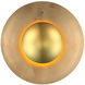 Blaze Wall Sconce Wall Light in 18in., Gold Leaf