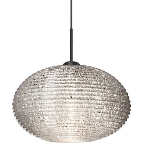 Pape 10 LED Black Cord Pendant Ceiling Light