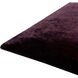 Theodosia 20 X 20 inch Dark Plum/Burgundy Accent Pillow