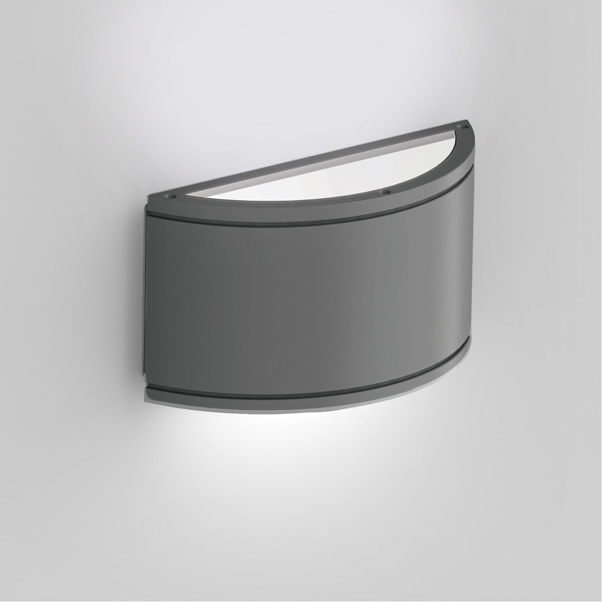 Tube LED 5.38 inch Graphite Outdoor Wall Light