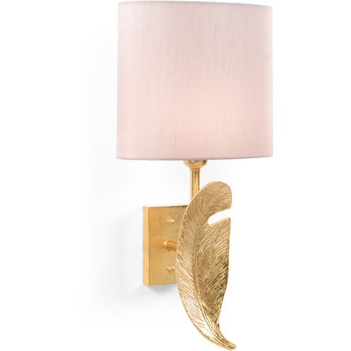Chelsea House 1 Light 4 inch Gold Leaf Sconce Wall Light
