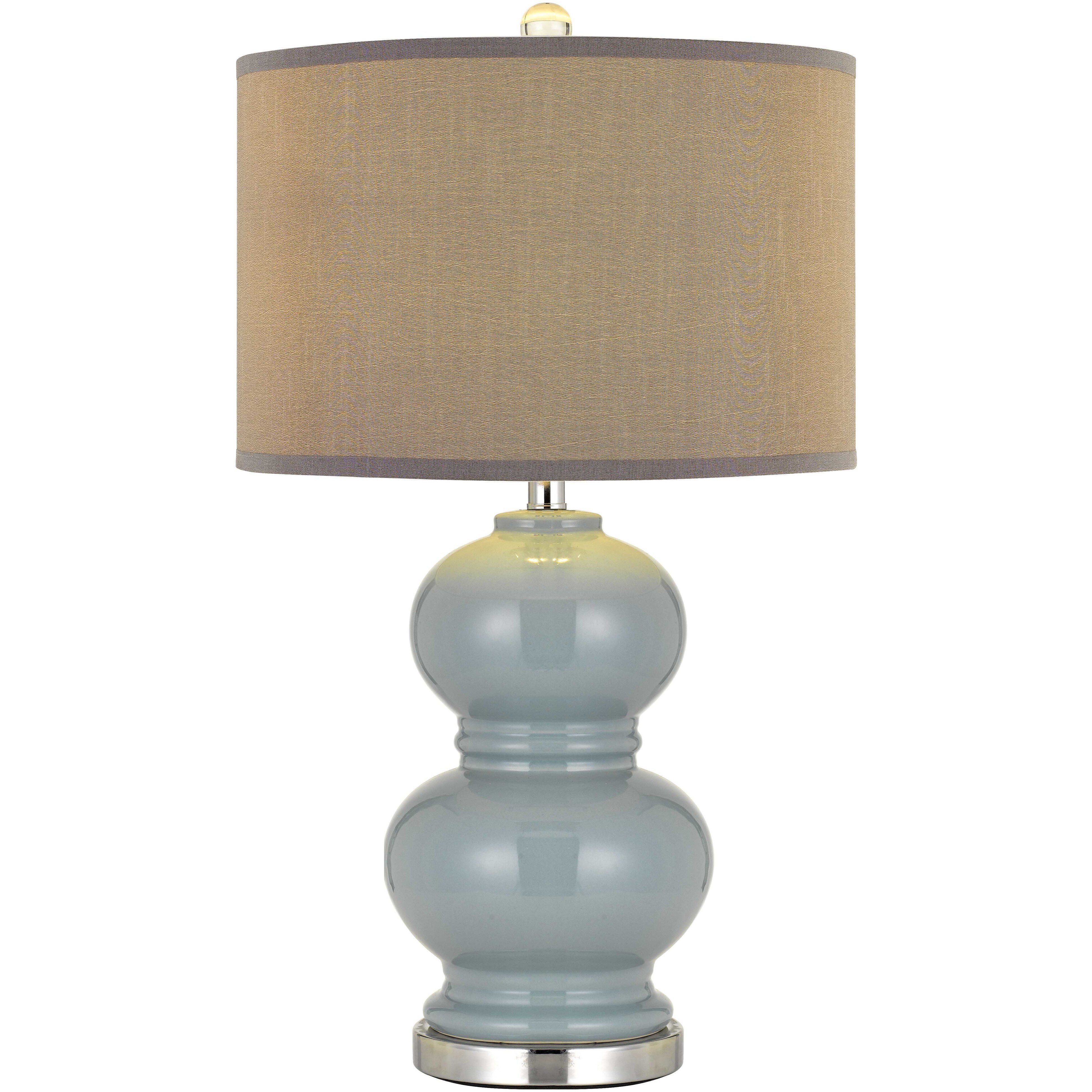 Bergamo 27 inch 150 watt Slate Blue Table Lamp Portable Light