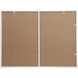 Monet 40 X 30 inch White Wall Mirror