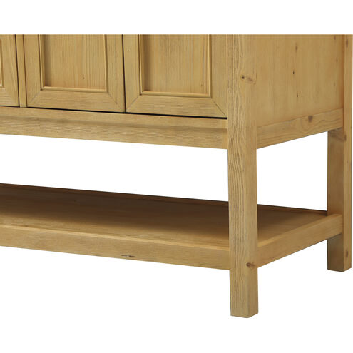 Metropolis 60 X 22 X 34 inch Natural Wood Vanity Sink Set