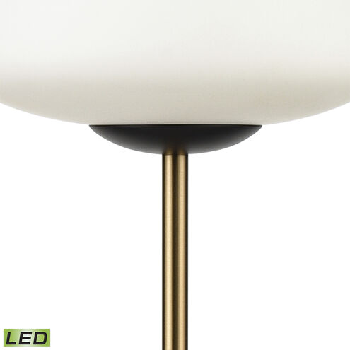 Ali Grove 62 inch 9.00 watt Aged Brass with Oil Rubbed Bronze Floor Lamp Portable Light