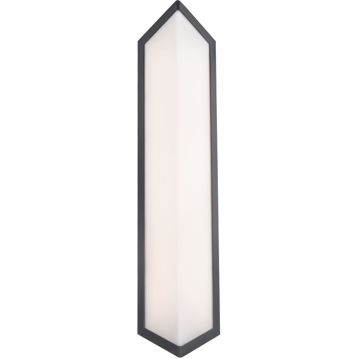 Corte LED 24 inch Black Outdoor Wall Light in 3000K, dweLED