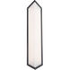 Corte LED 24 inch Black Outdoor Wall Light in 4000K, dweLED