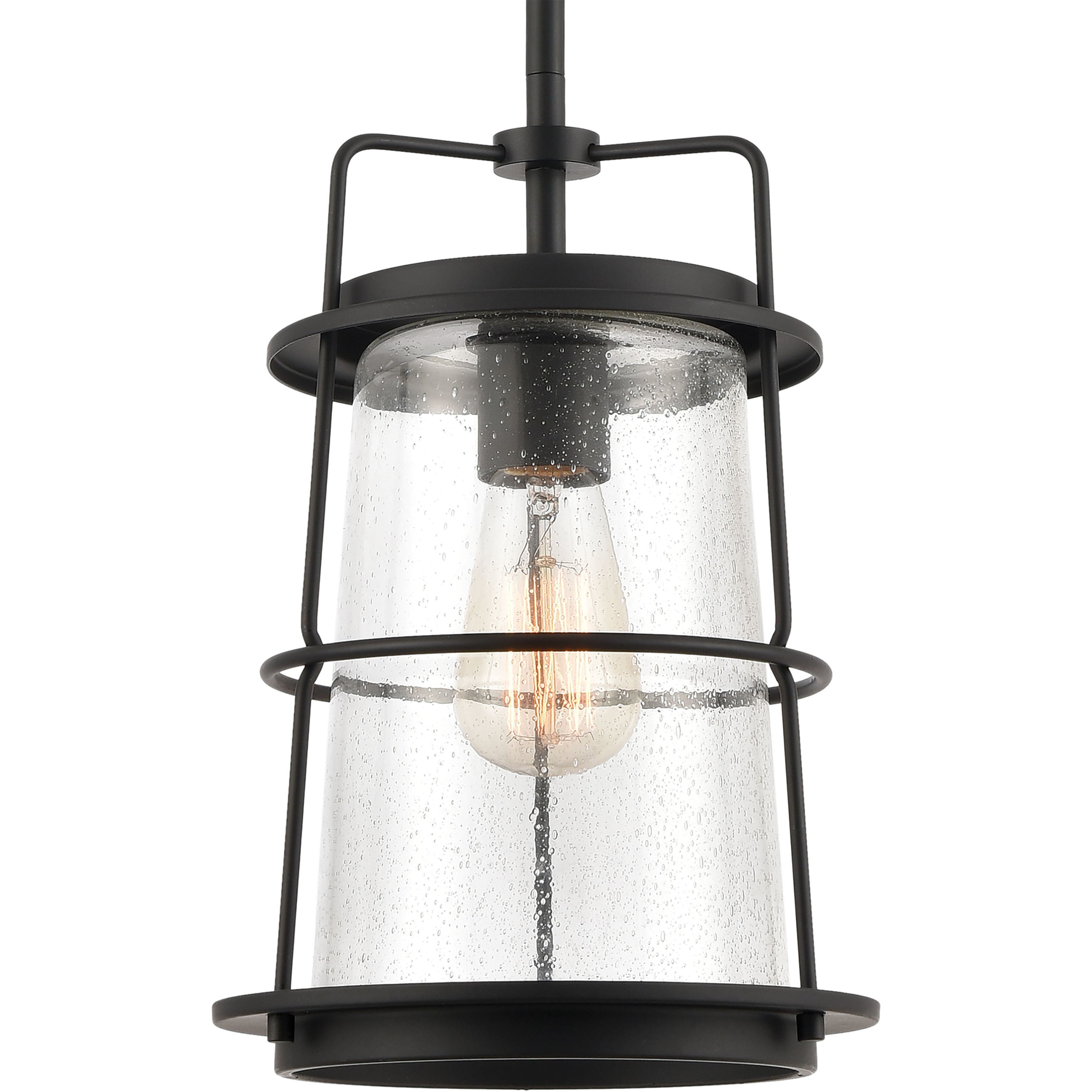 Kennington 1 Light 8 inch Black Mini Pendant Ceiling Light