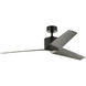Almere 56 inch Satin Black Ceiling Fan