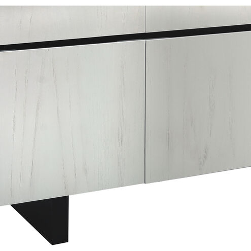 Checkmate 72 X 18 inch Checkmate White with Black Credenza