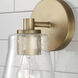 Baker 1 Light 6 inch Aged Brass Sconce Wall Light