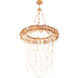 Signature Midsummer Night LED 33.3 inch Gold Lace Chandelier Ceiling Light, Schonbek Signature