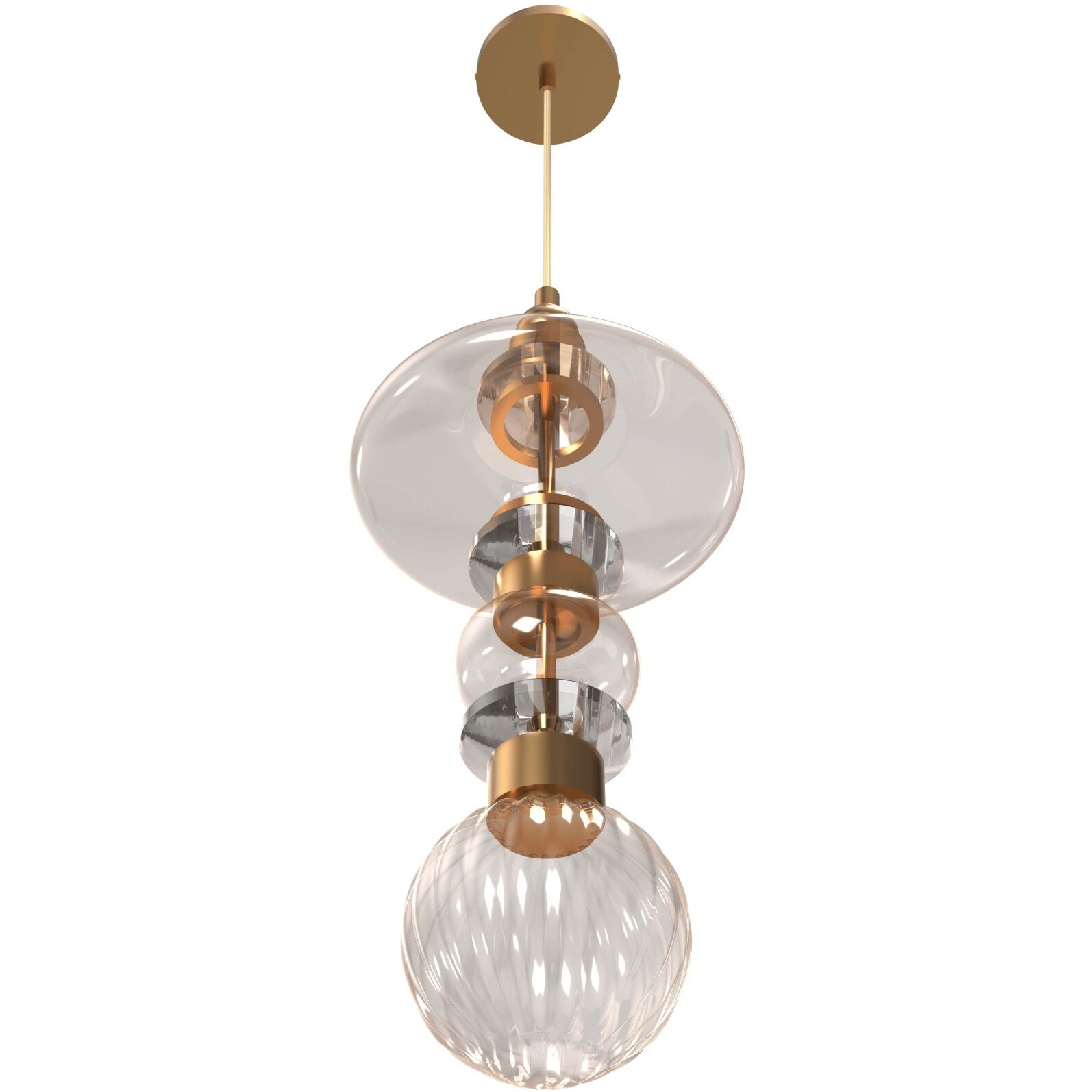 Avra LED 9 inch Aged Brass Pendant Ceiling Light