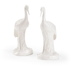 Chelsea House White Glaze Figurines, Pair