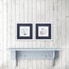 Waterside Blue and Orange Framed Art, Propac