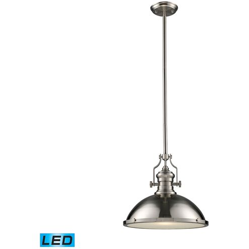 Chadwick LED 17 inch Satin Nickel Pendant Ceiling Light