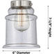 Franklin Restoration Canton 3 Light 28 inch Oil Rubbed Bronze Bath Vanity Light Wall Light in Clear Glass, Franklin Restoration