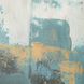 Eastside Blue and Greena nd Beige and Orange Abstract Coastal Art