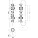 Marni LED 4.75 inch Natural Brass Bath Vanity Light Wall Light