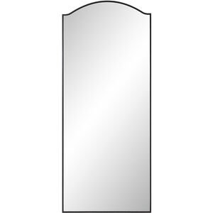 Balina 72 X 30 inch Matte Black Wall Mirror